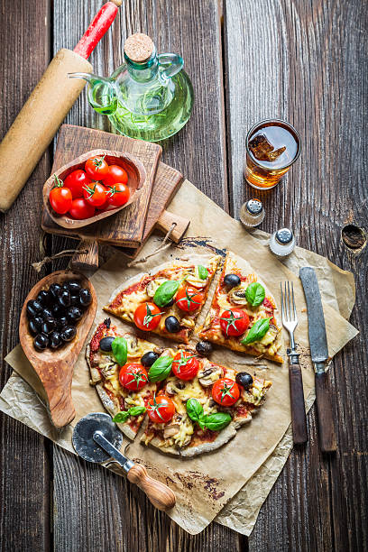 istock Freshly baked homemade pizza 466729184