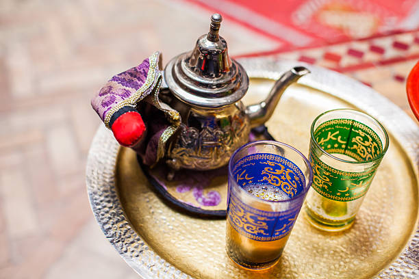 istock Oriental tea, Moroccan hospitality 466731352