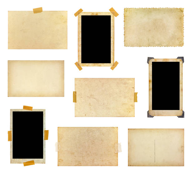 istock Set of vintage photos 466731984