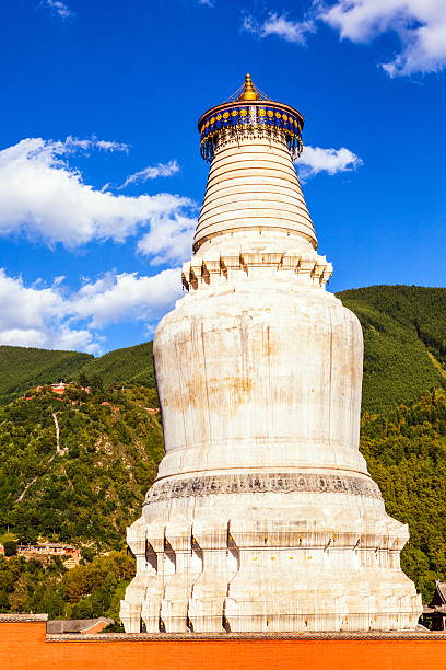 istock Wutaishan(Mount Wutai) scene- Great white pagoda 466732472