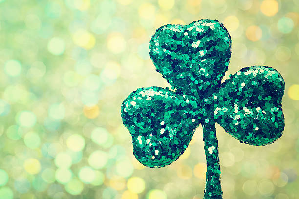 istock Saint Patricks Day green clover ornament 466732920