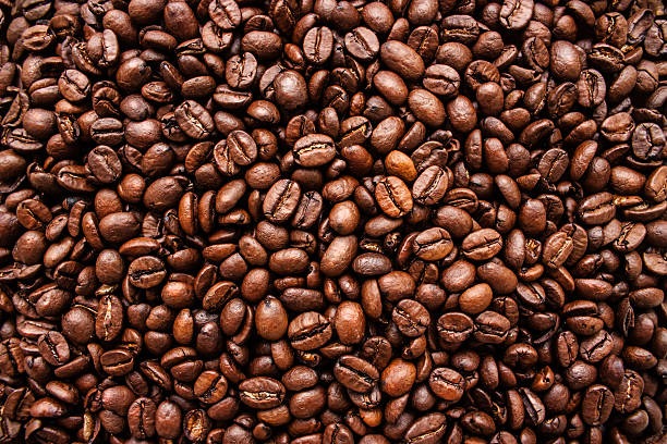 kaffeebohne - geröstete kaffeebohne stock-fotos und bilder
