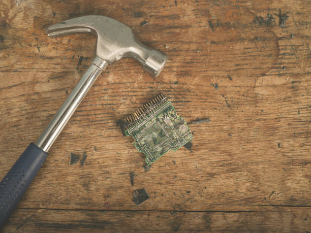 Hammer On Computer 190+ Motherboard Destruction Stock Photos, Pictures & Royalty-Free ...