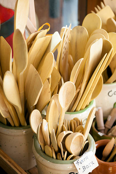 istock Group of wooden spoons 466737422