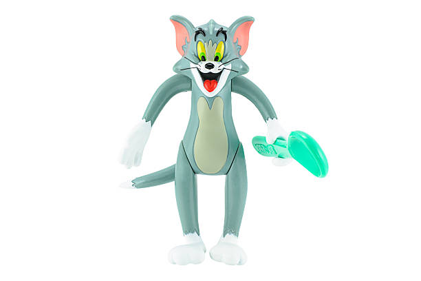 Tom Grey Cat With Spoon Character Form Tom And Jerry Stock Photo - Download  Image Now - iStock