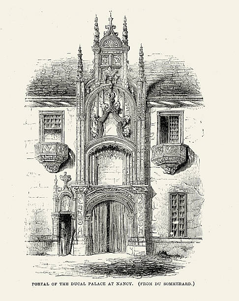 istock Medieval Architecture - Portal of the Ducal palace at Nancy 466738844