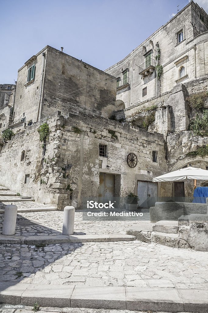 Matera, cidade de pedras - Foto de stock de Arcaico royalty-free