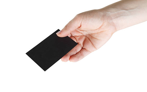 istock Business card in hand 466750700