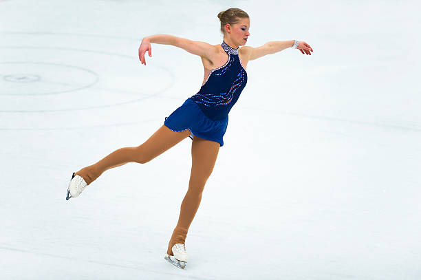 istock Young Women During Figure Skating Competition 466753445