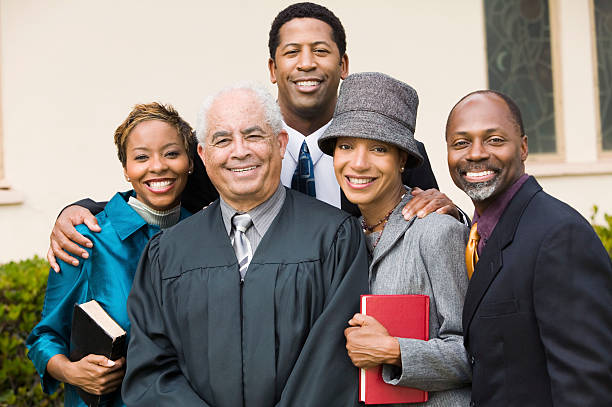 istock Minister with Family 466753525