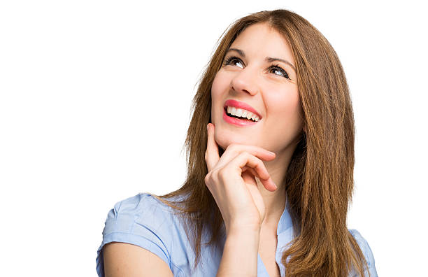 istock Beautiful woman thinking at something 466754750