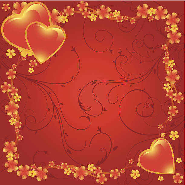 Valentine Greeting all elements are separate layer easy to edit,please visit my profile for similar vector designs. filligree stock illustrations