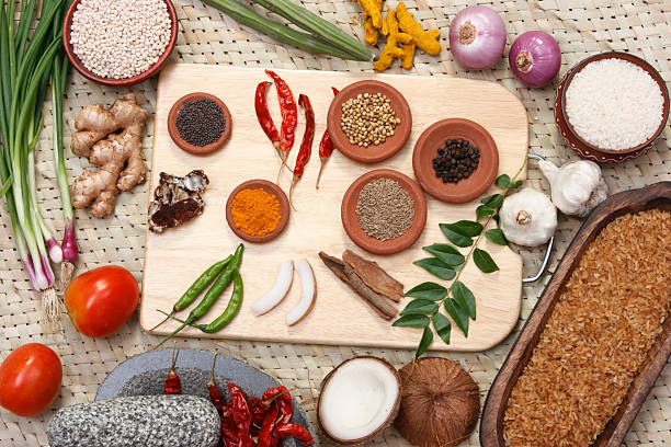istock Ingredient mixture is a combination of spices, herbs and condiments 466766349