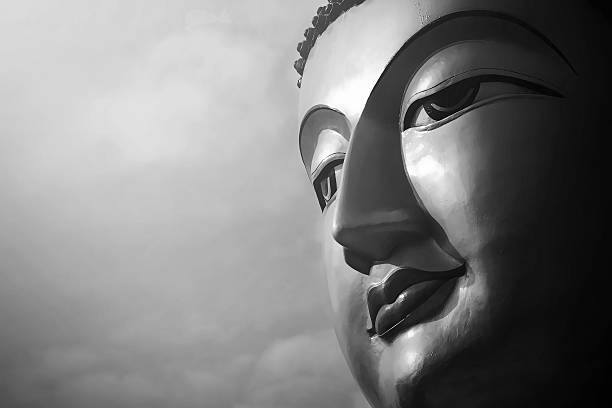 Portrait of Buddha statue at chonburi thailand