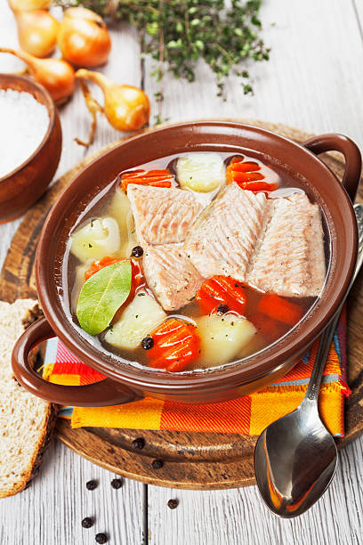 istock Fish soup in the bowl 466767594