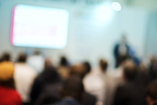 istock Large Group of People on Business Seminar 466767818