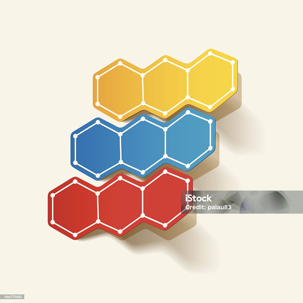 Atomic Structure Sticker Molecular Structure Sticker Stock Illustration - Download Image Now ...