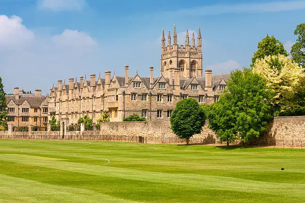 Photo of Merton College. Oxford, UK