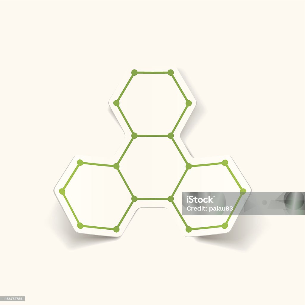 Atomic Structure Sticker Molecular Structure Sticker Stock Illustration - Download Image Now ...