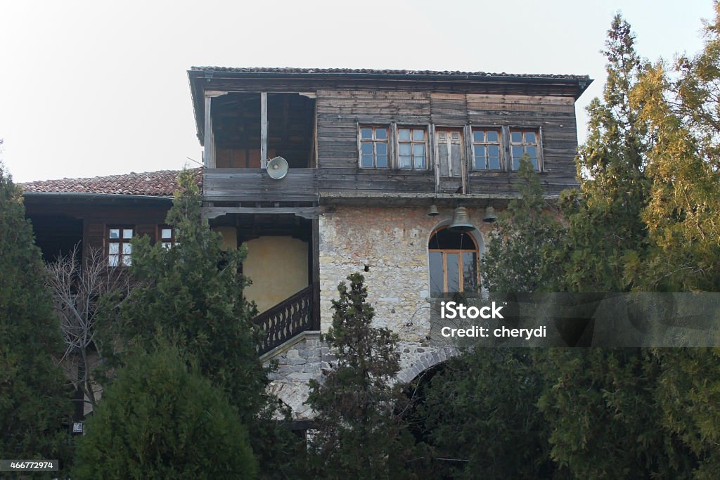 Old monastery Old Christian monastery somewhere in Bulgarian countryside 2015 Stock Photo