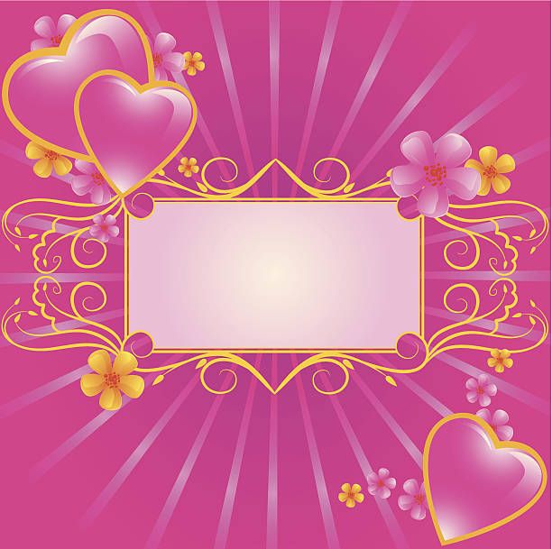 Valentine Greeting all elements are separate layer easy to edit,please visit my profile for similar vector designs. filligree stock illustrations