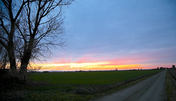istock Sunset in the countryside 466781484