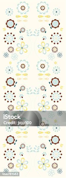 Retro Pattern Side Border Retro Floral Border Pattern Stock Illustration - Download Image Now ...