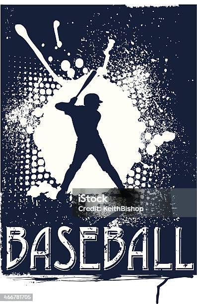 Baseball Grunge Hintergrund Stock Vektor Art und mehr Bilder von Maschinenschrift - Maschinenschrift, Sport, Baseball