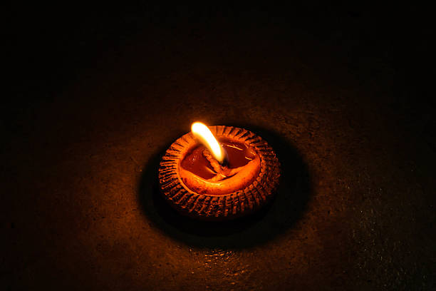 istock Dark night with the lighting of candles. 466784086