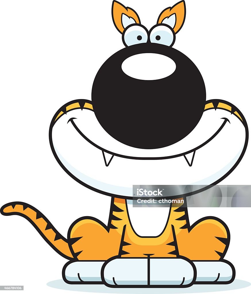 Smiling Cartoon Tasmanian Tiger Stock Illustration - Download Image Now -  2015, Animal, Cartoon - iStock