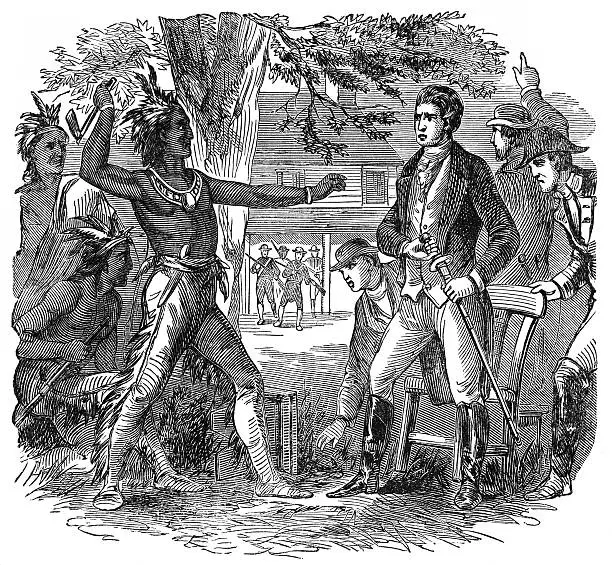 Photo of Harrison's Interview with Tecumseh