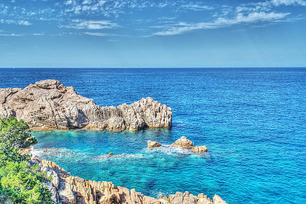istock Costa Paradiso rocky shore in hdr 466785520