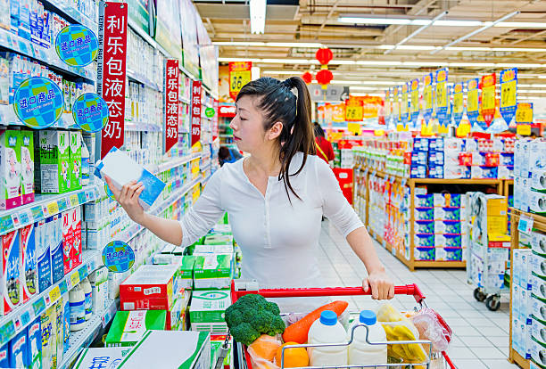 istock shopping at supermarket 466789298