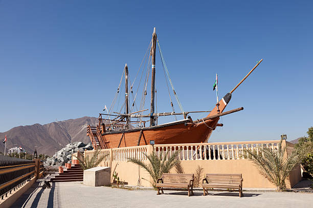 istock Historical Ship in Khor Fakkan, UAE 466789326