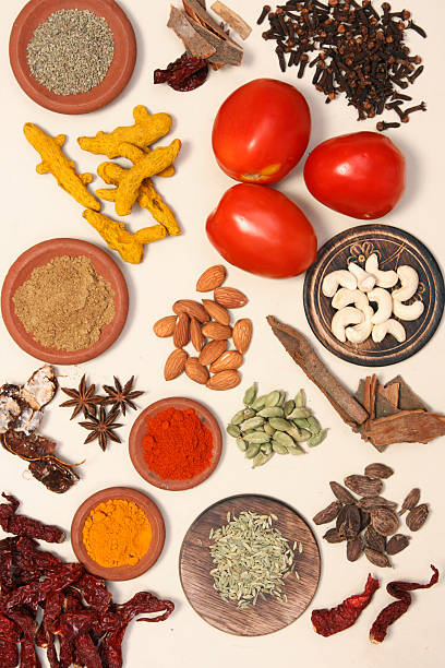 istock Ingredient mixture is a combination of spices, herbs and condiments 466789357