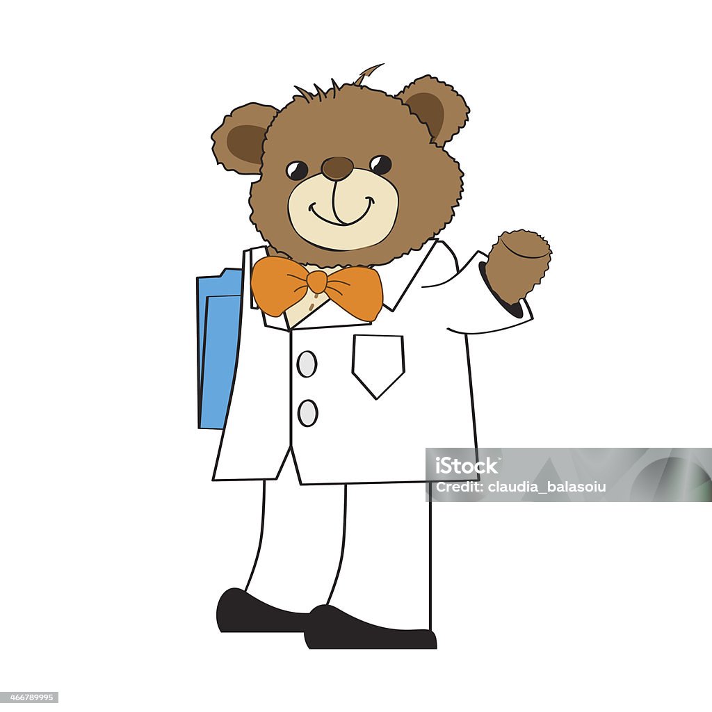 doctor teddy bear doctor teddy bear, illustration in vector format Animal stock vector