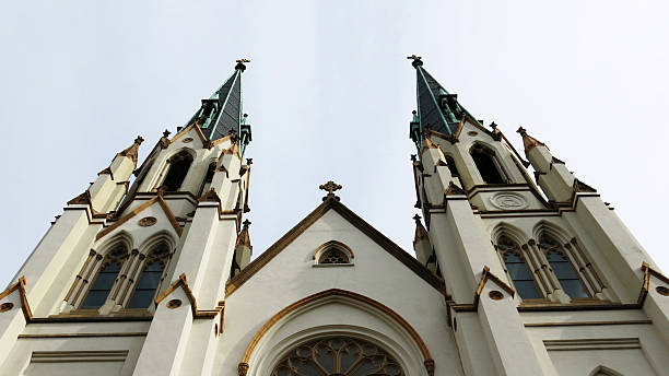 istock Saint John the Baptist Cathedral Savannah Low Angle Partial View 466791364