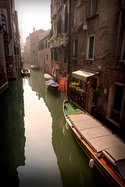 istock Narrow canal in Venice 466794360
