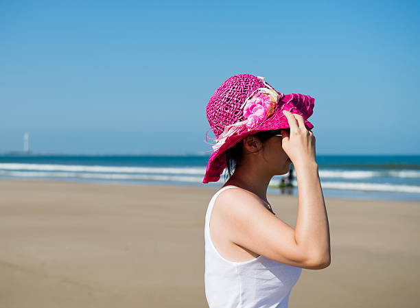 istock woman in summer hat 466794720