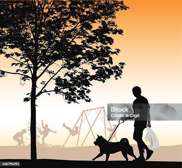 Purehusky Stock Illustration - Download Image Now - Dog, In Silhouette, Playful