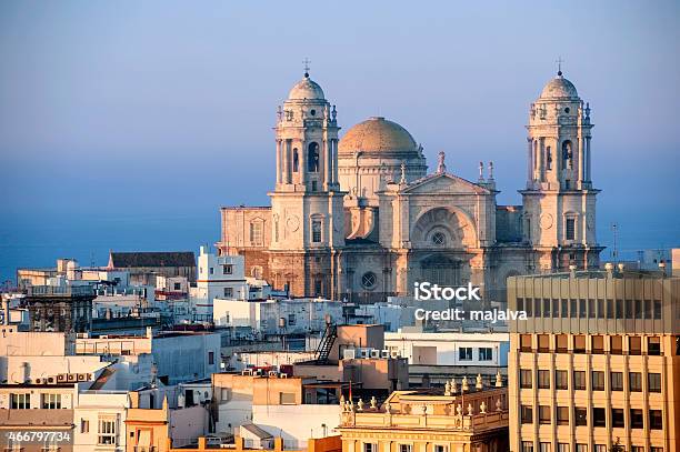 Cadiz Skyline Stock Photo - Download Image Now - Cádiz, Cathedral, No People