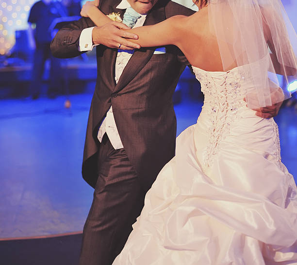 istock Stylish wedding couple hugging. 466804306