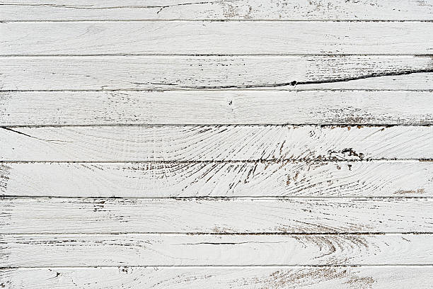 istock Old white wooden board background texture. 466811031