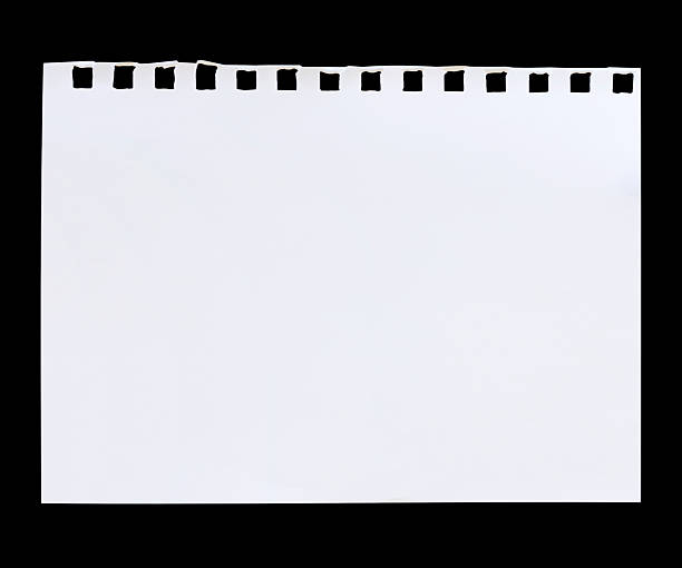 istock Sheet of Paper on black background 466812526