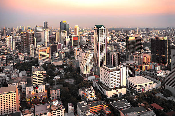 istock bangkok city sunset 466814820