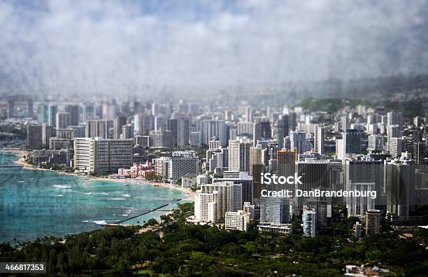 Honolulu - Fotografie stock e altre immagini di Ambientazione esterna - Ambientazione esterna, Città, Clima tropicale