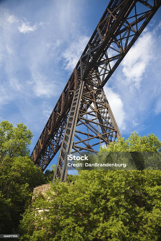 Highbridge Kentucky Railroad Bridge - Zbiór zdjęć royalty-free (Bez ludzi)