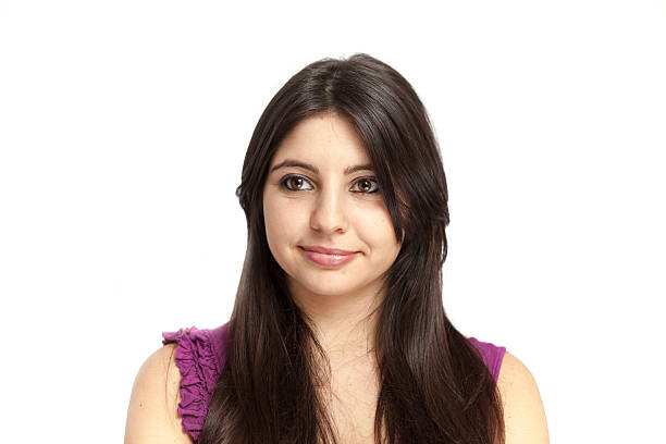 istock Beautiful girl with purple tank 466820958