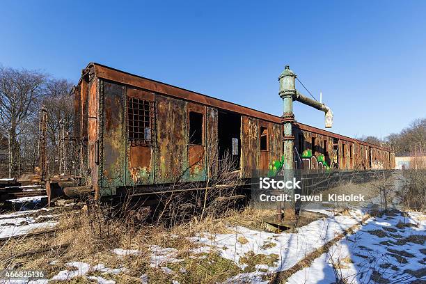The Railway Wagon Stock Photo - Download Image Now - 2015, Abandoned, Absence