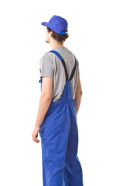 istock Repairman Back Portrait. 466825570